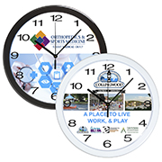 “Bezel” 12” Economy Oversized Wall Clock